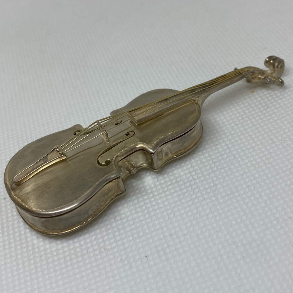 🆕 Hand made Silver and Gold Pill box ✨HP✨ - Picture 12 of 16